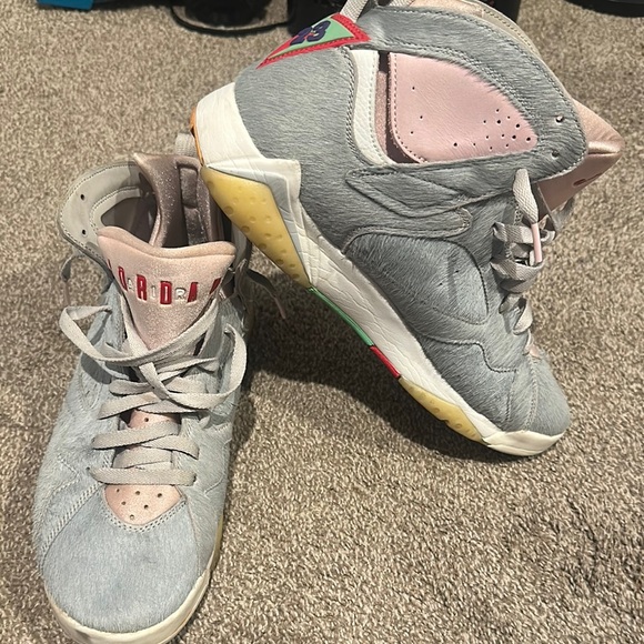 Blue and Pink Jordan 7 Retro size 12 - Picture 2 of 5